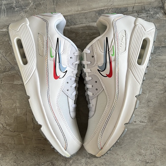 New Nike Air Max 90 white sneakers shoes - Picture 5 of 8